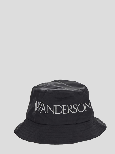 Jw Anderson J.w. Anderson Logo Hat In Black