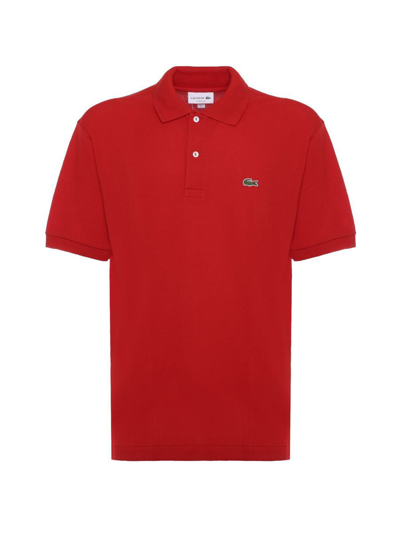 Lacoste L.12.12 Classic Logo Polo Shirt In Red