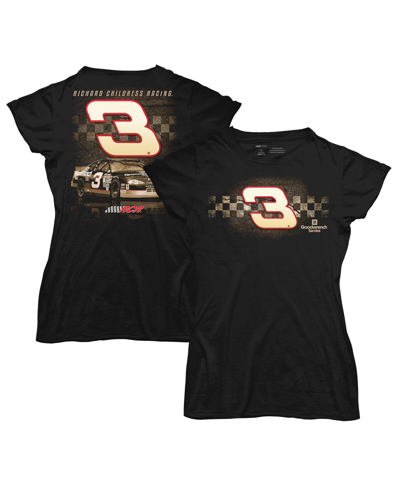 Checkered Flag Sports Women's  Black Richard Childress Racing Goodwrench T-shirt