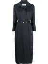 LANVIN LANVIN BELTED STRAIGHT LONG EVENING COAT CLOTHING