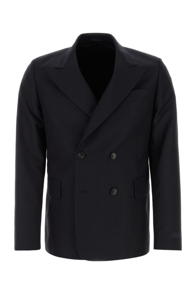 Lanvin Jackets And Vests In Navyblue