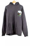 Lc23 Bear Patch Hoodie Clothing In Dark Grey