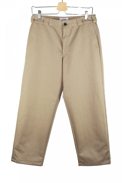 Lc23 Work Trousers Man Pants Beige Size 36 Cotton