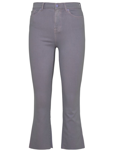 7 For All Mankind Jeans In Misto Cotone Lilla In Violet