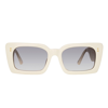 Linda Farrow Rectangular-frame Sunglasses In White