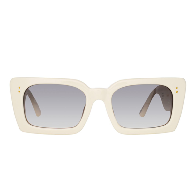 Linda Farrow Sunglasses In White