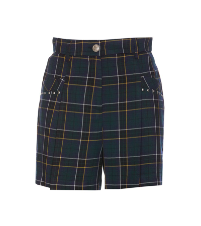 Liu •jo Check-pattern Shorts In Multicolour