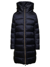 Save The Duck Lysa Long Puffer Coat In Black
