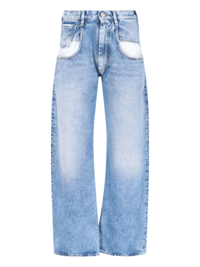 Maison Margiela Classic Bootcut Jeans In Blue