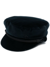 Maison Michel New Abby Sailor Cap In Blue