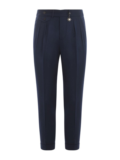 Manuel Ritz Trousers  In Blu