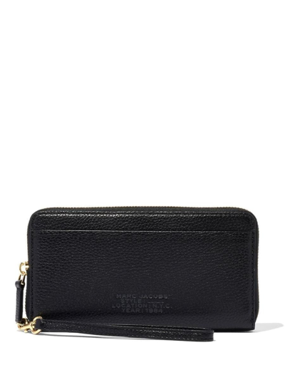 Marc Jacobs The Continental 皮质钱包 In 001 Black