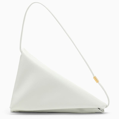 Marni Prisma Triangle Leather Shoulder Bag In 00w01
