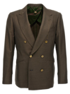 Maurizio Miri Double-breasted Blazer In Green