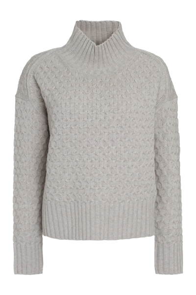 Max Mara Valdese Wool And Cashmere Sweater In Grey
