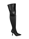 Michael Kors Clara Over-knees Heeled Boots In Black