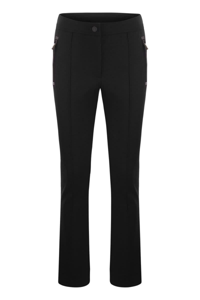 Moncler Grenoble Twill Trousers In Black