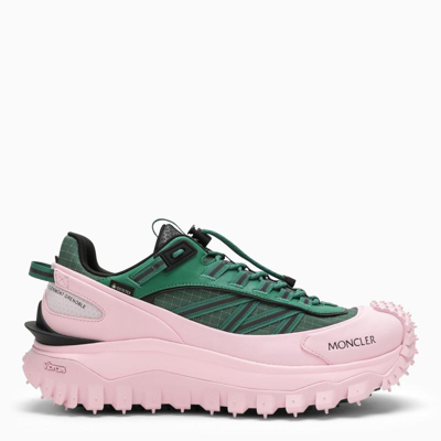 Moncler Green & Pink Trailgrip Gtx Sneakers In P48 Pink/green