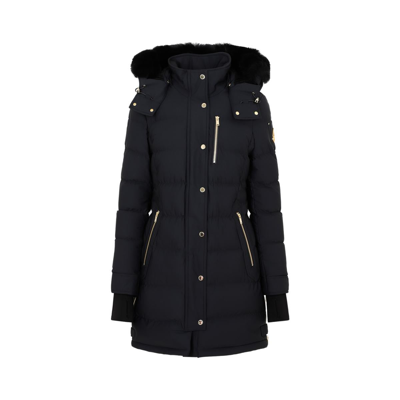 Maison Margiela Moose Knuckles  Watershed Parka Wintercoat In Black