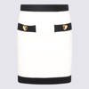 Moschino Button-detailed Fitted Skirt In White