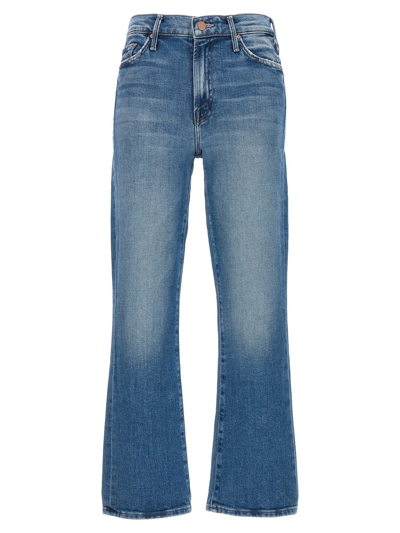 Mother The Outsider Ankle Jeans In Azul