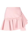 MSGM MSGM RUFFLED-TRIM HIGH-WAISTED MINISKIRT