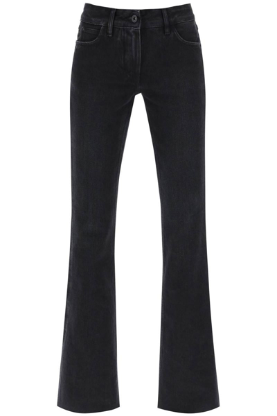 Off-white Bootcut Fit Jeans In Black No Color (black)