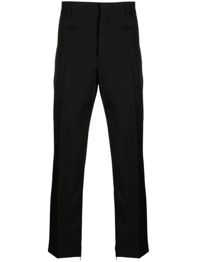 Off-white Tailored Trousers In Black