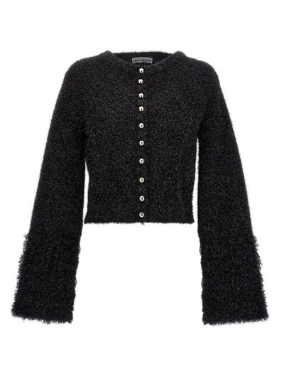 Rabanne Black Viscose Blend Cardigan