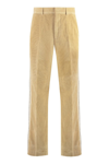 Palm Angels Men's Corduroy Trousers In Beige
