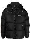PALM ANGELS PALM ANGELS DOWN JACKET WITH PRINT