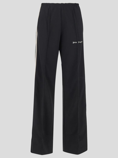Palm Angels Trousers In Black/multi
