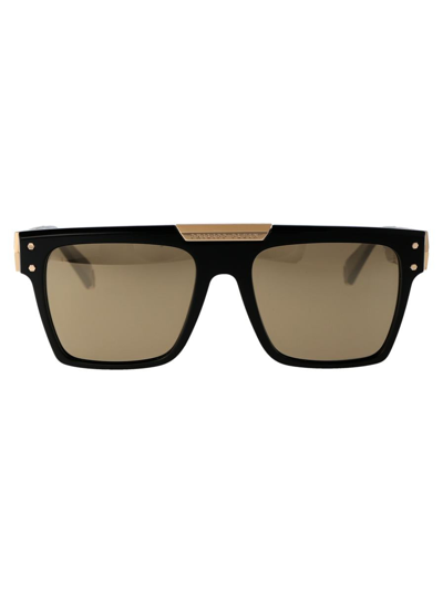 Philipp Plein Spp080 Sunglasses In 700g Black