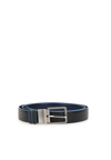Piquadro Reversible Belt Nero-mogano  Man In Black