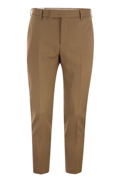 Pt Torino Trousers In Camel