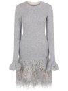Rabanne Minikleid Mit Glitter In P Light Silver