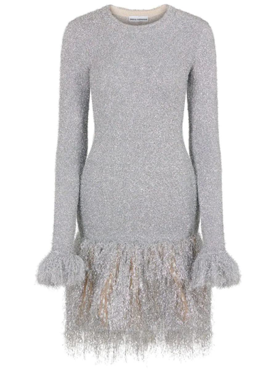 Rabanne Minikleid Mit Glitter In P Light Silver
