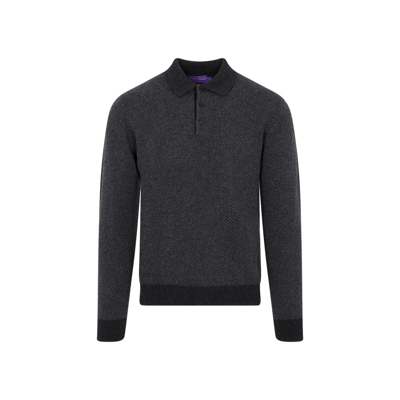 Marni Ralph Lauren Purple Label  Cashmere Sweater In Chw Stone White