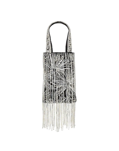 Retroféte Avery Crystal-embellished Bag In Silver