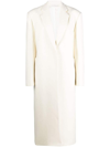 Rev Tailored Single-breasted Coat In Beige