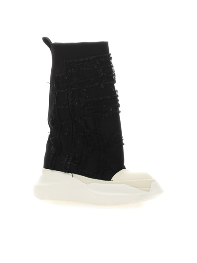 Rick Owens Drkshdw Slashed Fogach In Black