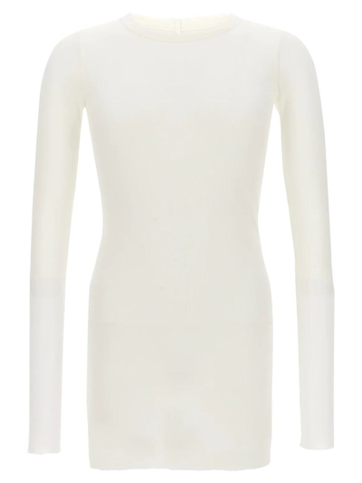 Rick Owens Basic T-shirt In White