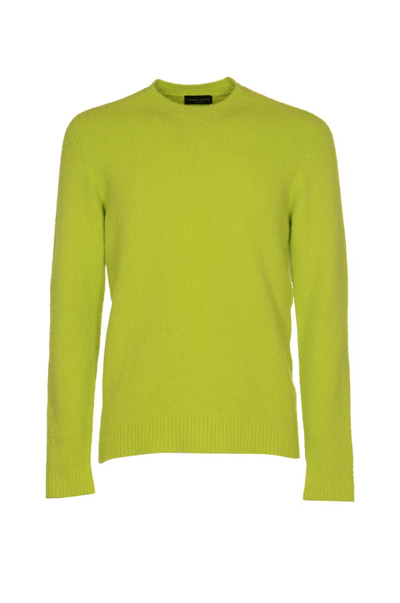 Roberto Collina Sweaters In Lime