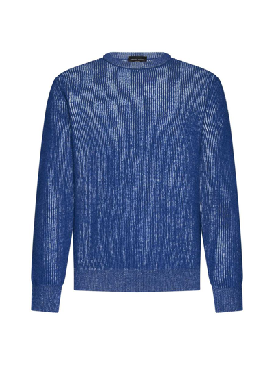 Roberto Collina Sweater In Blue