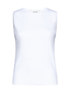 Rohe White Crewneck Tank Top In White