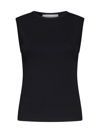 Rohe Square-neck Knit Tank Top In Black