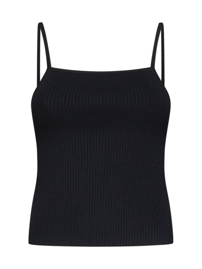 Rohe Rib Knitted Tanktop In Black