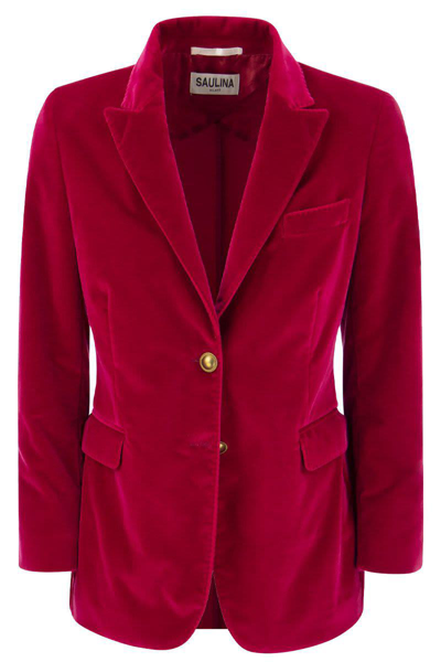 Saulina Jacket In Red