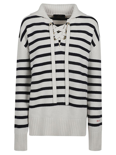 Seafarer Wool And Cashmere Blend Sweater In White