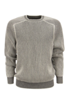 SEASE SEASE DINGHY - RIBBED CASHMERE REVERSIBLE CREW NECK jumper
